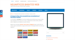 Desktop Screenshot of neumaticosbaratosweb.com