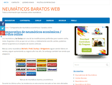 Tablet Screenshot of neumaticosbaratosweb.com